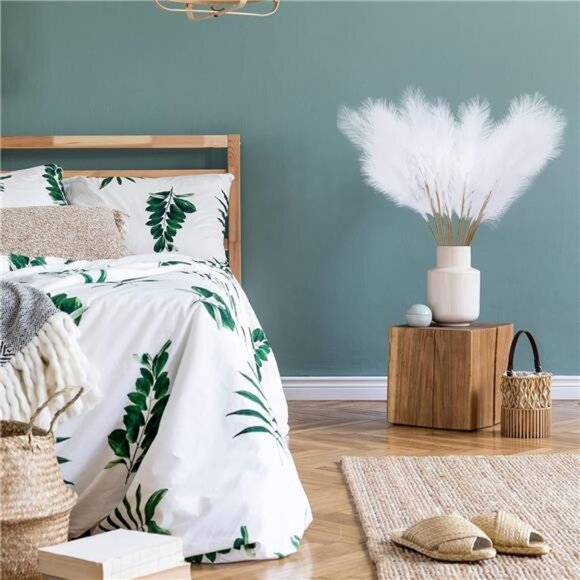 8 PCS Faux Pampas Grass Decor 38"/3.1FT Tall Fake Pompas Floral Large Artificial - Picture 6 of 7